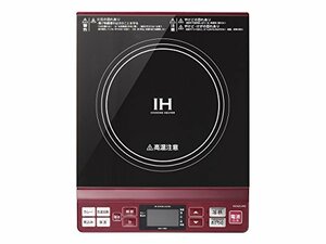 コイズミ IHクッキングヒーター レッド KIH-1402/R　(shin