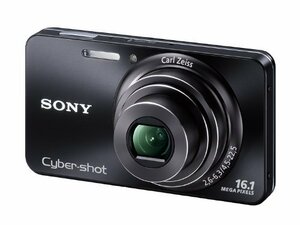 【中古 良品】 ソニー SONY デジタルカメラ Cybershot W570 1610万画素CCD 光学ｘ5 ブラック D　(shin