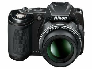 【中古 良品】 NikonデジタルカメラCOOLPIX L120 ブラック L120 1410万画素 広角25mm 光学21倍　(shin