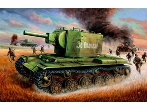 トランペッター 1/35 ソビエト KV-2重戦車 プラモデル　(shin
