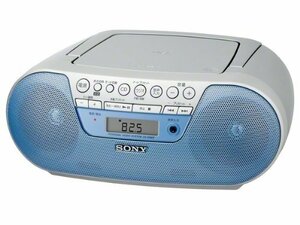SONY CDラジオ S10CP ブルー ZS-S10CP/L(中古品)　(shin