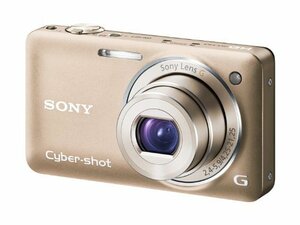 【中古 良品】 ソニー SONY デジタルカメラ Cybershot WX5 (1220万画素CMOS/光学x5) ゴールド　(shin