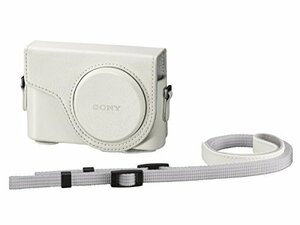 【新品】 ソニー SONY デジタルカメラケース ジャケットケース ホワイト LCJ-WD WC SYH　(shin