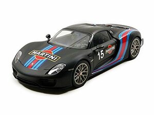 AUTOart 1/18 ポルシェ 918 スパイダー バイザッハ・パッケージ ブラック/マルティニ・ストライプ(中古 未使用品)　(shin