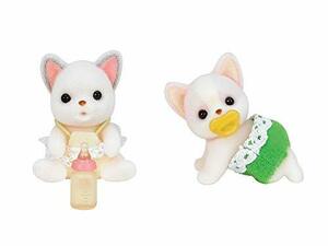 シルバニアファミリー 人形 チワワのふたごちゃん イ-97(中古 未使用品)　(shin