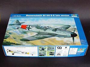 トランペッター 1/24 メッサーシュミット Bf109 G-6 後期型 プラモデル(中古品)　(shin