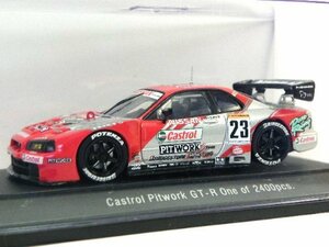 エブロ 1/43 カストロールPITWORK ニスモGT-R 43333 完成品(中古品)　(shin