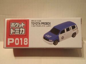 ポケット　トミカ（TOMICA）P018　TOYOTA PROBOX　JAF　TAITO(中古品)　(shin