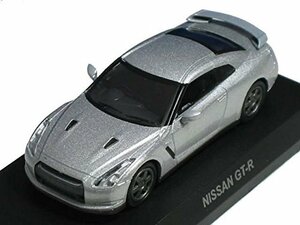 京商 1/64 NISSAN スカイライン>-R NEO ミニカーコレクション スカイライン GT-R R35 銀(中古品)　(shin