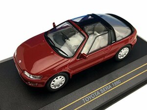 FIRST:43 1/43 トヨタ セラ 1990 レッド 完成品(中古品)　(shin