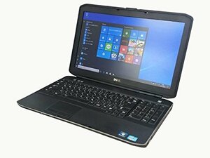 【中古】 デル Latitude E5530 ノートパソコン Core i5 3340M メモリ4GB 320GBHDD DVDスーパーマルチ Windows10 Profe(中古品)　(shin