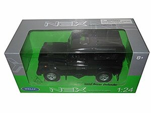 [ランドローバー]Land Rover Defender Black 1/24 by Welly 22498 22498bk [並行輸入品](中古品)　(shin