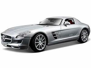 マイスト 1/18 メルセデス ベンツ SLS AMG Maisto 1/18 Mercedes Benz SLS AMG レース スポーツカー ダイキャストカー(中古品)　(shin