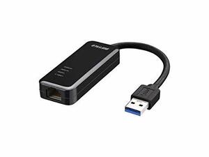 BUFFALO 有線LANアダプター LUA4-U3-AGTE-BK ブラック Giga USB3.0対応 【Nintendo Switch動作確認済み】(中古品)　(shin
