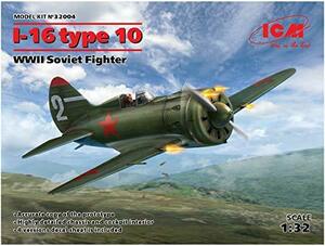 ICM 1/32 ソ連空軍 ポリカルポフI-16 タイプ10 プラモデル 32004(中古 未使用品)　(shin