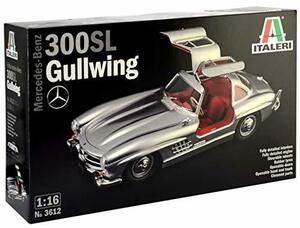 イタレリ 1/16 メルセデス・ベンツ 300 SL ガルウイング プラモデル IT3612(中古 未使用品)　(shin