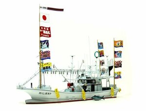 青島文化教材社 1/64 漁船 No.01 大間のマグロ一本釣り漁船 第三十一漁福丸 喫水線モデル(中古品)　(shin