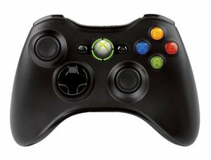 Xbox 360 ワイヤレス コントローラー (リキッド ブラック)(中古品)　(shin