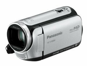【中古 良品】 Panasonic デジタルハイビジョンビデオカメラ 内蔵メモリー8GB シルバー HC-V10　(shin