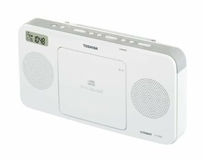 (中古品)TOSHIBA CUTEBEAT シンセサイザーチューナー搭載CDラジオ ホワイト TY-CR20　(shin