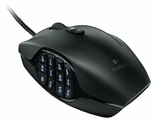 LOGITECH LOGICOOL MMO ゲーミングマウス G600 並 行 輸 入 品 ブラック(中古品)　(shin