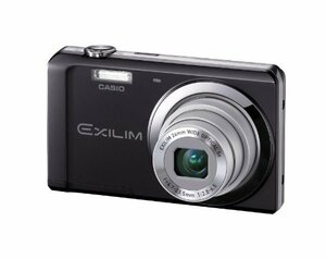 Casio Exilim エクシリム EX-ZS5 ブラック 14 MP スタイリッシュでスリムなデジタルカメラ 5倍広角ズーム付き(中古品)　(shin