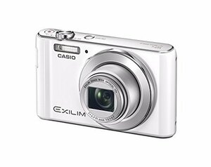 【中古 良品】 CASIO デジタルカメラ EXILIM EX-ZS190WE 広角24mm 光学12倍ズーム プレミアム　(shin