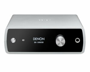 DENON USB-DAC ヘッドホンアンプ ハイレゾ音源対応 シルバー DA-300USB-S(未使用の新古品)　(shin