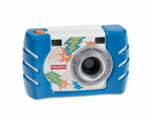 フィッシャープライス キッズ・タフ・デジタルカメラ スリム (ブルー) (W1459)(中古 未使用品)　(shin