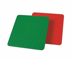 LEGO レゴ デュプロ 大型 基礎板 赤 緑 9071 【国内正規品】 V95-5900(中古 未使用品)　(shin