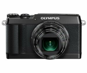 【中古 良品】 OLYMPUS デジタルカメラ STYLUS SH-1 ブラック 光学式5軸手ぶれ補正 光学24倍&　(shin