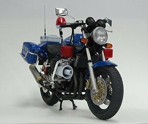 青島文化教材社 1/12 ネイキッドバイク No.SP Honda CB400 SUPER FOUR 大阪府警 スカイブルー隊 青(中古品)　(shin