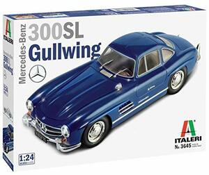 イタレリ 1/24 メルセデス・ベンツ 300 SL ガルウイング (日本語説明書付属) プラスチックモデルキット IT3645(中古 未使用品)　(shin