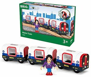 BRIO WORLD ライト&サウンド付メトロ列車 33867(未使用品)　(shin