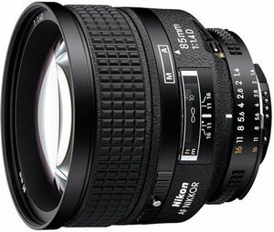 【中古 良品】 Nikon 単焦点レンズ Ai AF Nikkor 85mm f/1.4D IF フルサイズ対応　(shin