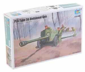 トランペッター 1/35 中国軍 56式 85mmカノン砲 プラモデル(中古 未使用品)　(shin