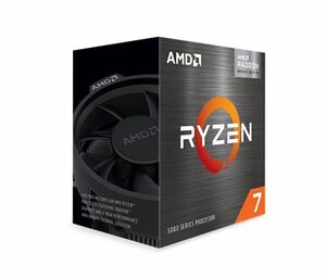 AMD Ryzen 7 5700G with Wraith Stealth cooler 3.8GHz 8コア / 16スレッド 72MB 65W【国内正規代理店品】100-1000002(中古品)　(shin