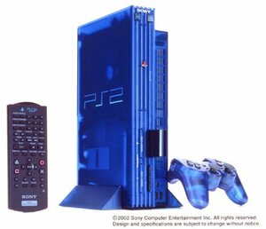 【中古 良品】 PlayStation 2 オーシャン・ブルー【メーカー生産終了】　(shin