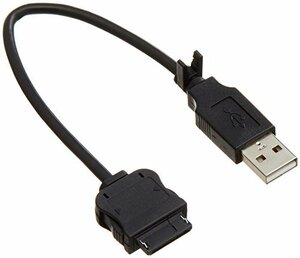 エレコム 携帯電話 USBケーブル au WIN対応 転送・充電 0.2m ブラック MPA-BTCWUSB/BK(中古品)　(shin