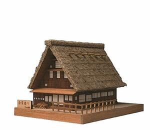 ウッディジョー ミニ建築 No.1 合掌造り 木製模型(未使用品)　(shin