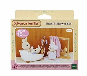 [シルバニアファミリー]Sylvanian Families Bath & Shower Set 5022 [並行輸入品](中古 未使用品)　(shin