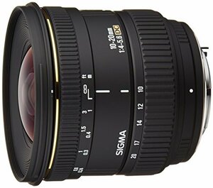 SIGMA 超広角ズームレンズ 10-20mm F4-5.6 EX DC ペンタックス用 APS-C専用 201609(中古品)　(shin