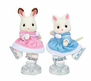 シルバニアファミリー 人形 【なかよしアイススケートセット】 VS-03(中古品)　(shin