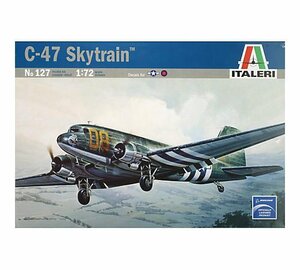 タミヤ イタレリ 1/72 飛行機シリーズ No.127 ダグラス C-47 スカイトレイ (未使用・未開封品)　(shin