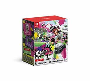 スプラトゥーン2すぐに遊べるProコントローラーセット -Switch(中古 未使用品)　(shin