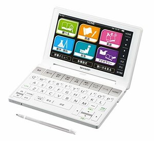 シャープ カラー電子辞書Brain 中学生モデル ホワイト系 PW-SJ2-W　(shin