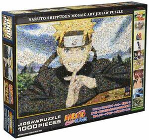 エンスカイ 1000ピース ジグソーパズル NARUTO-ナルト- 疾風伝 モザイクアート (50x75cm)(中古 未使用品)　(shin