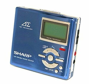 【中古 良品】 SHARP　シャープ　MD-DR7-A (ブルー)　MDレコーダー　MDLP対応　（MD録音再生兼　(shin