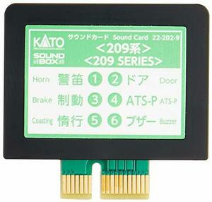 KATO Nゲージ サウンドカード 209系 22-202-9 鉄道模型用品(中古品)　(shin