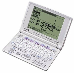 CASIO Ex-word XD-V9000WE 電子辞書 英語系充実モデル(ラスターホワイト)(中古品)　(shin